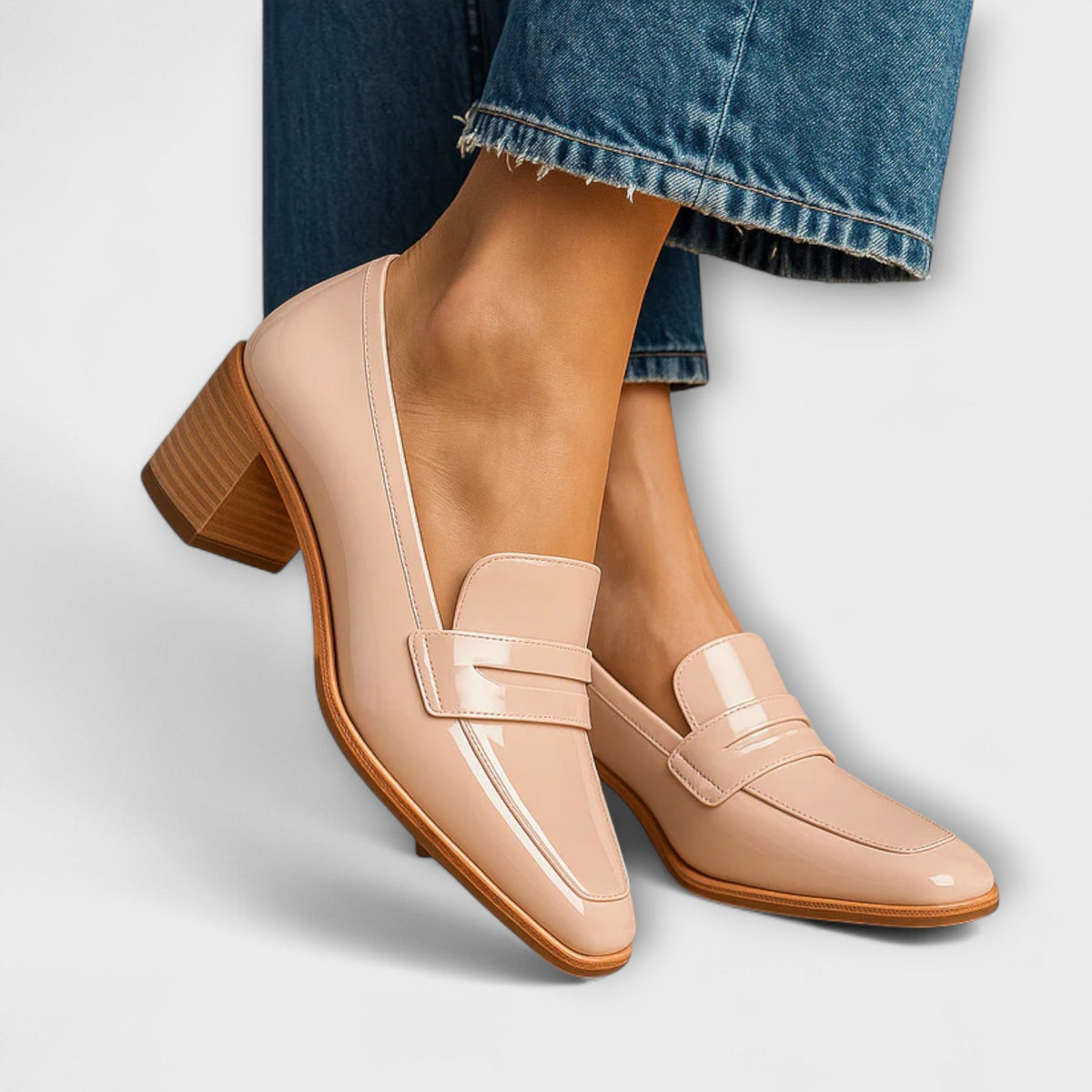 Adeline - Blanke Statement-Loafers