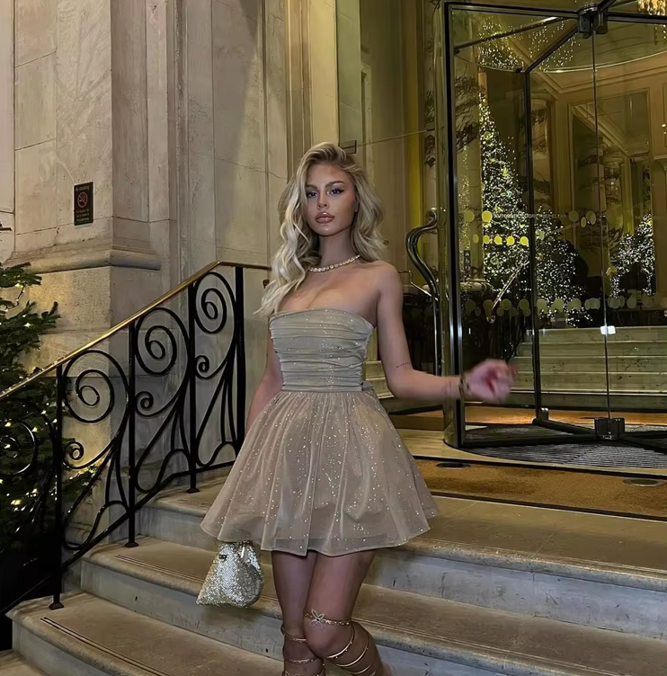 Adelyn™ | Glitrende paljettkjole