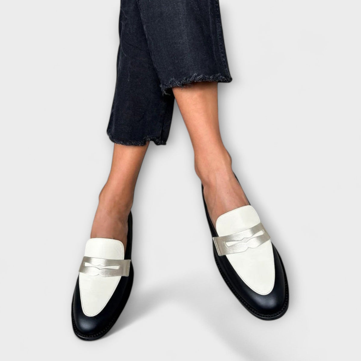Iris - Elegante Svarte Loafers