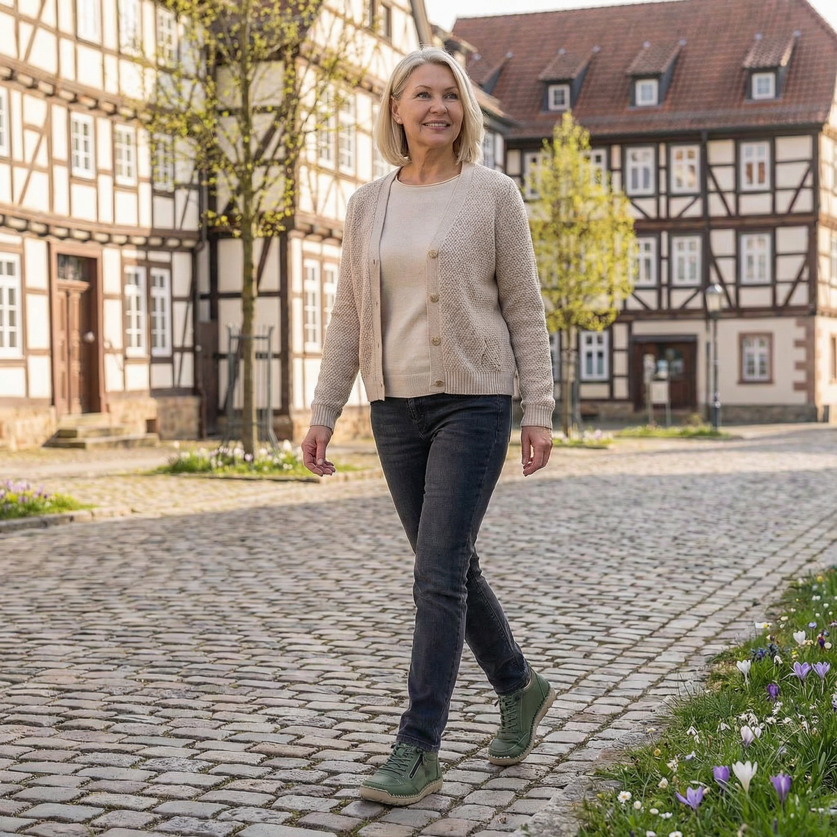 Mila – Komfortable ortopediske sneakers + glidelås