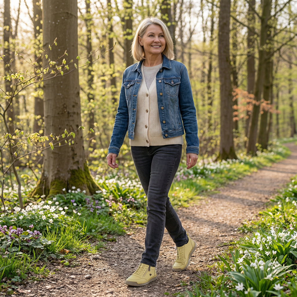 Mila – Komfortable ortopediske sneakers + glidelås